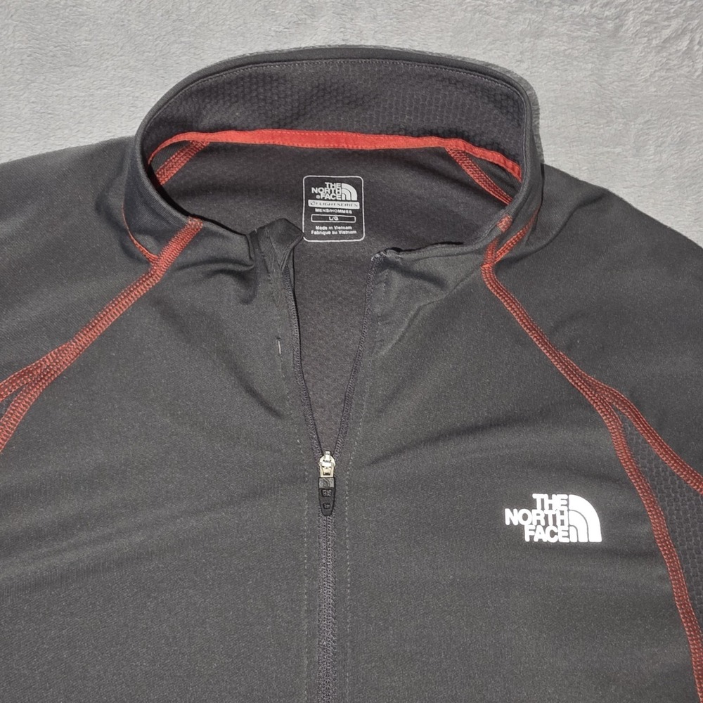 North Face Flight Series Mens Gray Long Sleeve Quarter Zip‎ Size Large